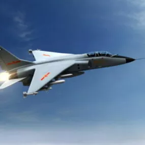 Xian Jh-7 Bomber Aircraft 3d model
