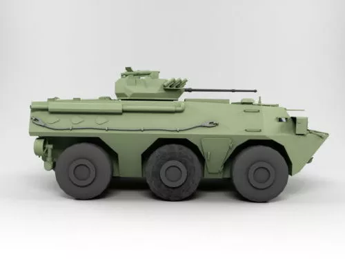 Military Zsl92 Wheeled Armored Carrier 3d model Military Zsl92 Wheeled Armored Carrier 3d model
