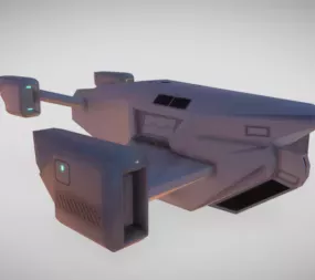 Zephyrus Spaceship 3d model