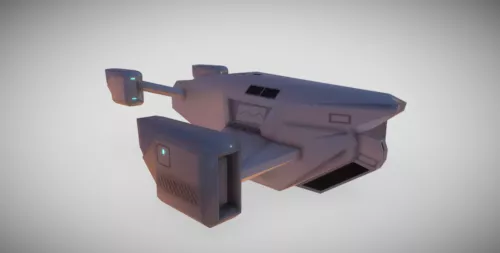 Various Spacecraft For Gaming Design 3d model