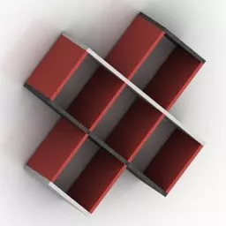 Shelf Fiji Decoration 3d model