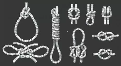 10 Knots Collection 3d model 10 Knots Collection 3d model