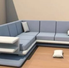 Sofa Home Living Room 3d model