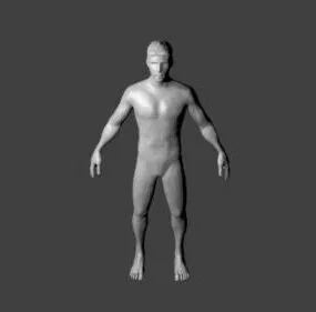 Man Lowpoly Base Mesh 3d model