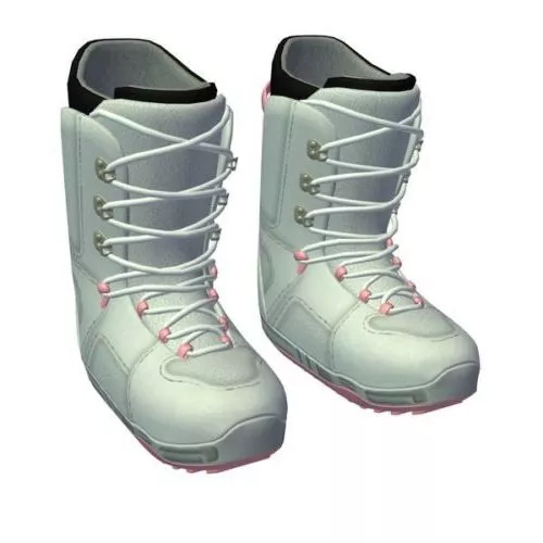 Leather Boots 3d model Leather Boots 3d model