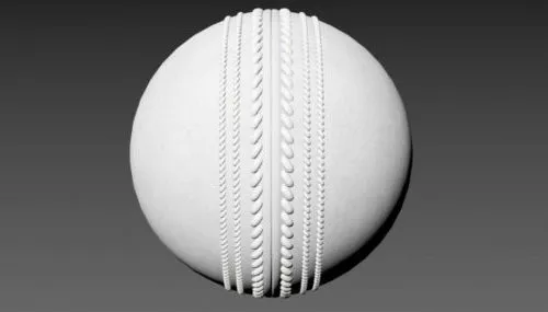 Cricket Ball 3d model Cricket Ball 3d model