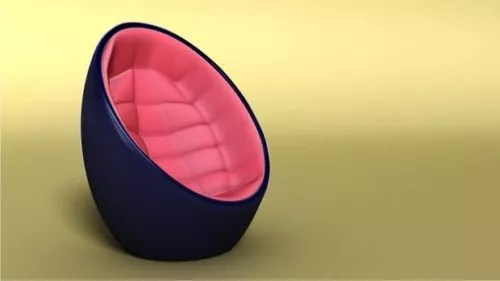 Billiard Ball 8 Number 3d model