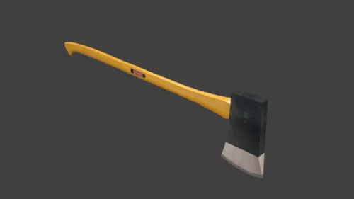 Modern Axe Branch Tree Handle 3d model