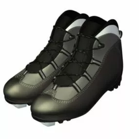 Snow Boots 3d model