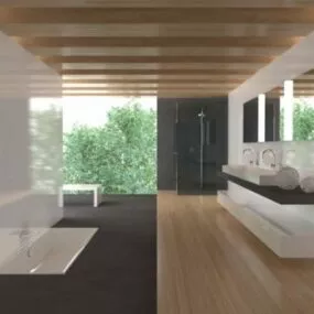 Bathroom Scene 3d model