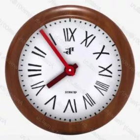 Round Wall Clock 3d model
