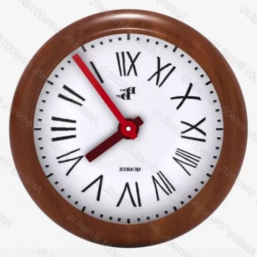 Round Wall Clock 3d model Round Wall Clock 3d model