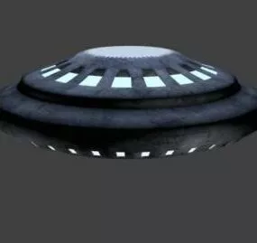 UFO star spaceship 3d model