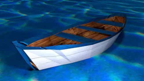 Military Ship With Helicopter 3d model