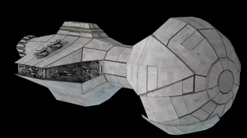 Stargate Spaceship 3d model