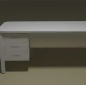 MDF Desk 3d model