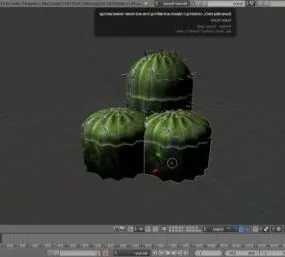 Cactus Lowpoly 3d model