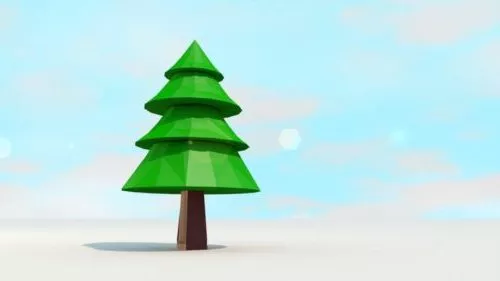 Pine Tree Lowpoly 3d model Pine Tree Lowpoly 3d model