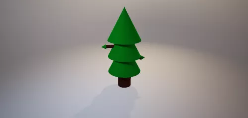Lowpoly Christmastree 3d model Lowpoly Christmastree 3d model