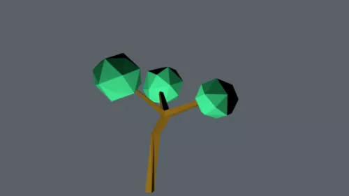 Simple Lowpoly Tree 3d model Simple Lowpoly Tree 3d model