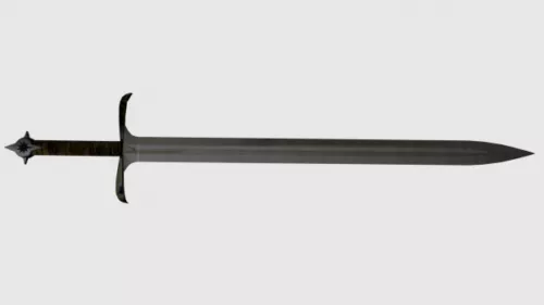Simple Sword Old Style 3d model Simple Sword Old Style 3d model