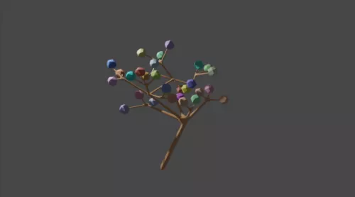 Lowpoly Dead Tree 3d model Lowpoly Dead Tree 3d model