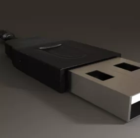 Usb Cable Head 3d model