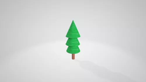 Lowpoly Simple Cartoon Tree 3d model Lowpoly Simple Cartoon Tree 3d model