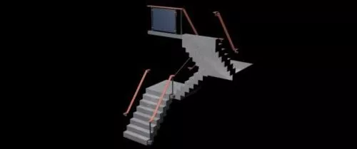 Portable Staircase 3d model