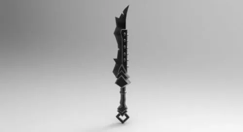 Claymore Sword Weapon 3d model