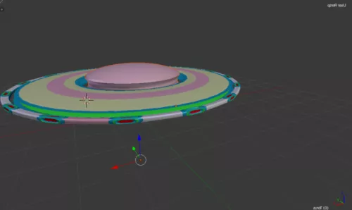 Ufo Lowpoly Design 3d model Ufo Lowpoly Design 3d model