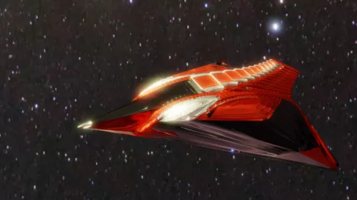 Romulan Futuristic Spaceship 3d model
