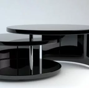 Restaurant Round Coffee Table 3d model