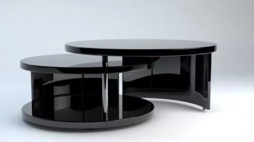 Restaurant Round Coffee Table 3d model Restaurant Round Coffee Table 3d model