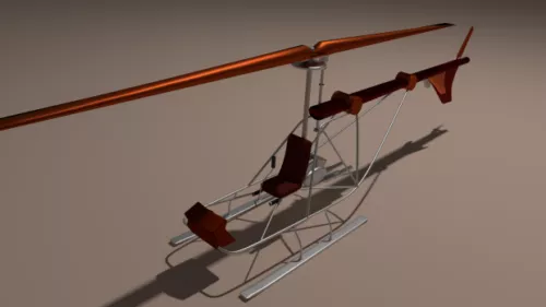 Ka58 Russian Soviet Helicopter 3d model