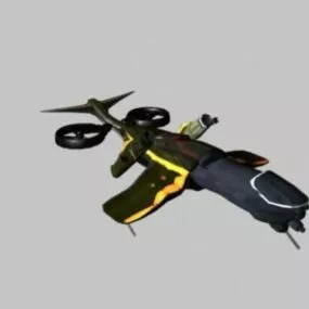 Moon Spaceship 3d model