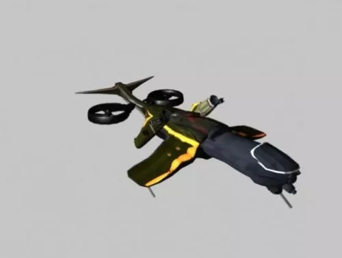 Galaxy Starblaster Spaceship 3d model