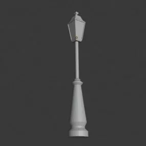 Lowpoly Street Lamp 3d model