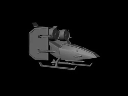 Axinar Spaceship Aircraft 3d model
