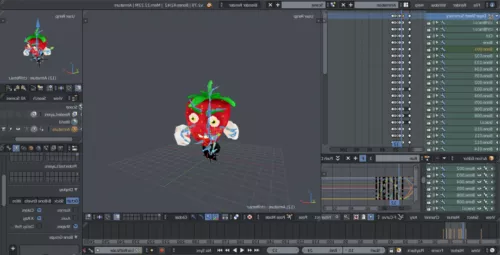 Strawberry Character 3d model Strawberry Character 3d model