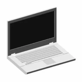 Old Style Laptop 3d model