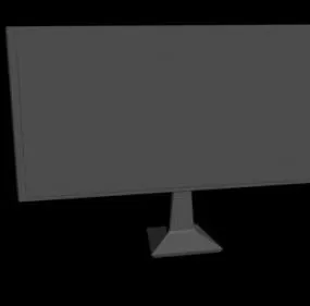 Monitor Lcd Lowpoly 3d model