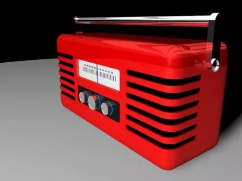 Modern Radio 3d model