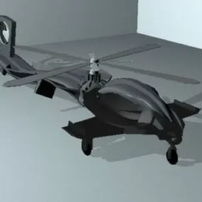 Kid Toy Helicopter V1 3d model
