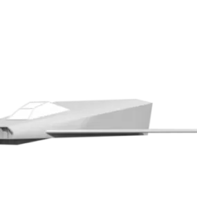 Simple Spaceship 3d model