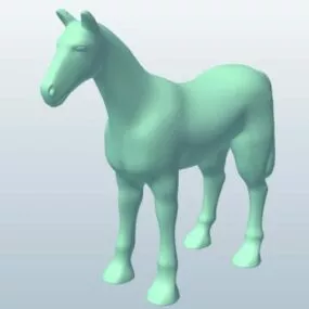 Horse Lowpoly Animal 3d model