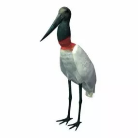 Crane Bird V1 3d model