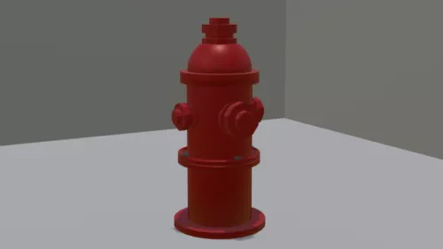 Old Fire Hydrant 3d model