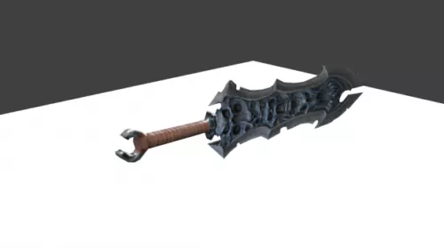 Wizard Staff Ancient Weapon 3d model