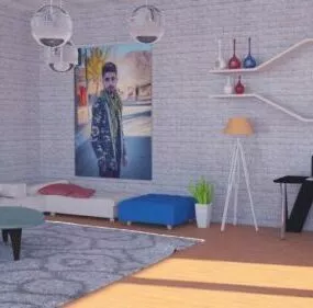 Living Room 3d model